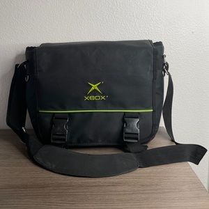 Vintage Official Microsoft Original XBOX Carrying Case Travel Bag Video Games